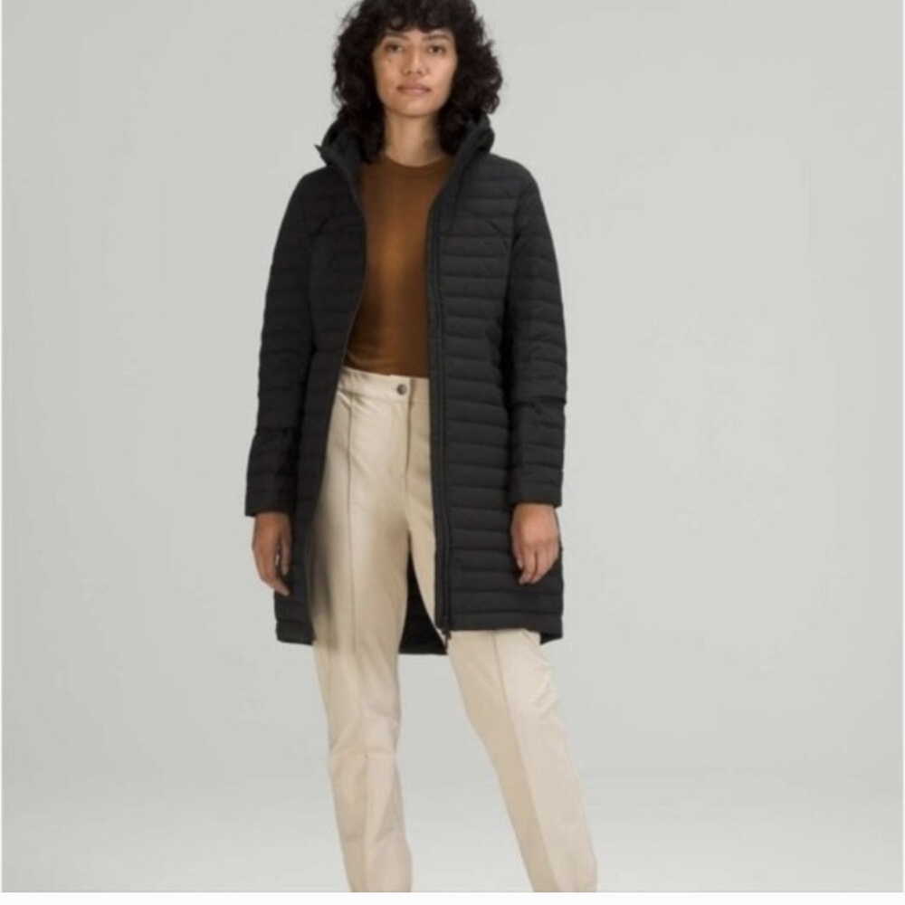 Lululemon Pack it Down Jacket *Long Black Like New